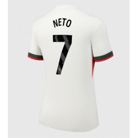 Dámské fotbalový oblečení Chelsea Pedro Neto #7 Venkovní košile 2025-26 Krátkým Rukávem